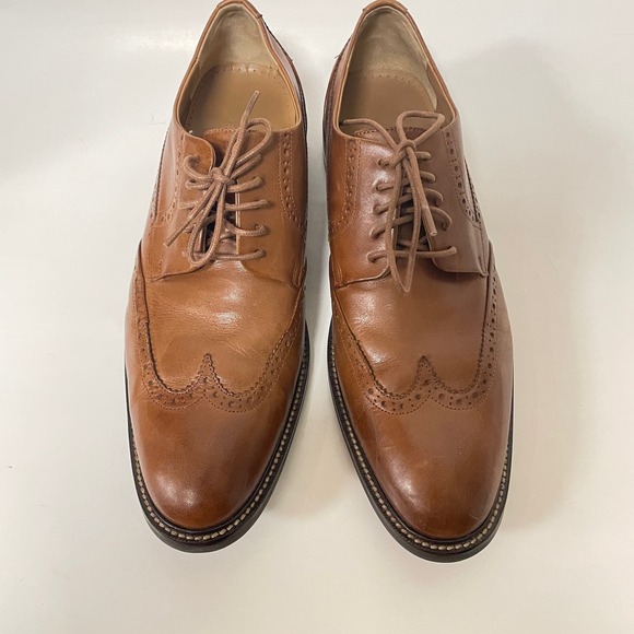 Cole Haan Men\'s Warren Wing Tip Oxford Style C20322 British Tan Size 9.5 main image 8